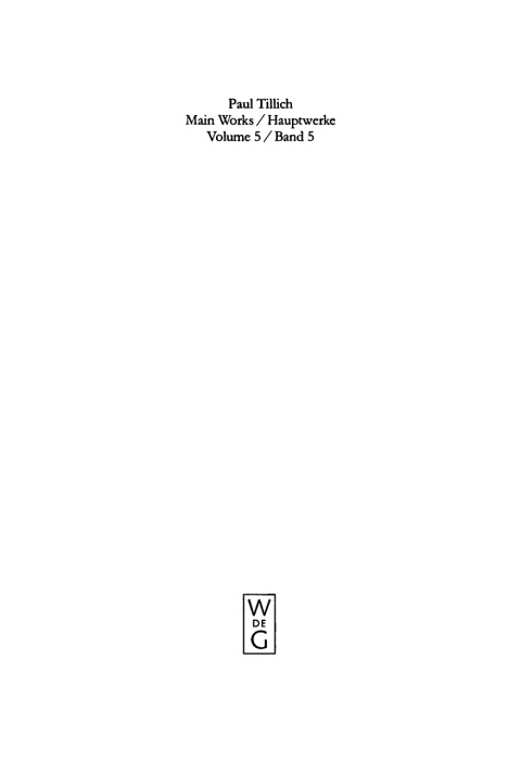 Cover image for book Writings on Religion / Religiöse Schriften