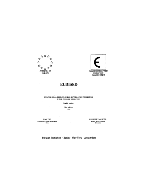 Cover image for book Eudised