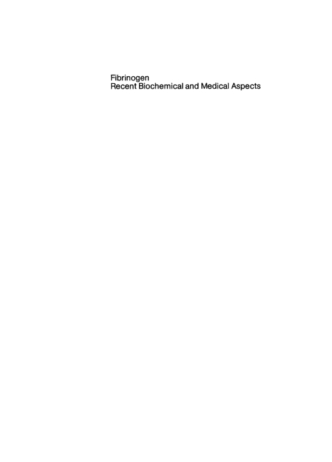 Cover image for book Recent biochemical and medical aspects