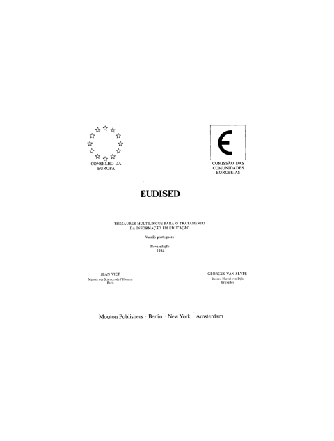 Cover image for book Eudised