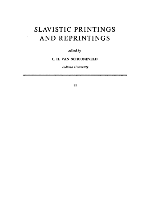 Cover image for book Comparative Phonology and Morphology of the Baltic Languages