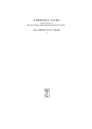 Das Erzbistum Trier 7. Die Benediktinerabtei Laach