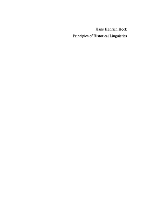Cover image for book Principles of Historical Linguistics