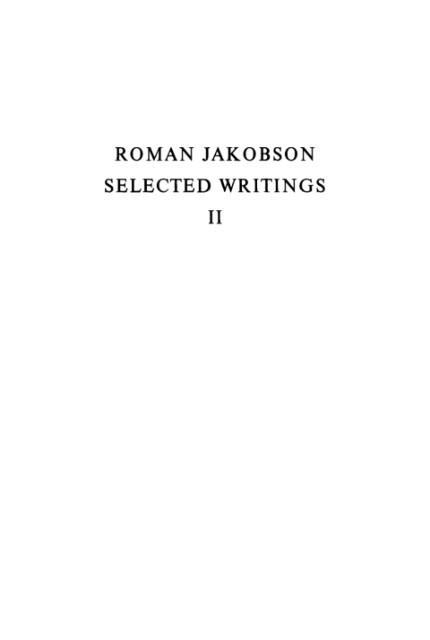 Cover image for book Word and Language