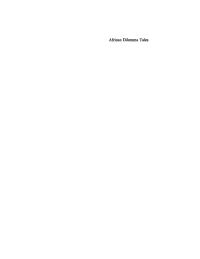 African Dilemma Tales