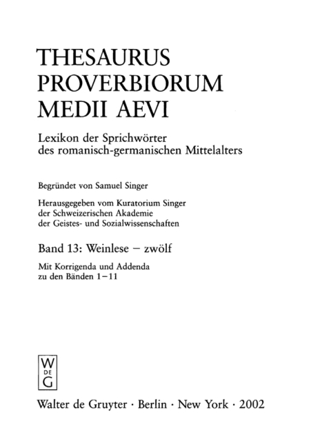 Cover image for book Weinlese - zwölf