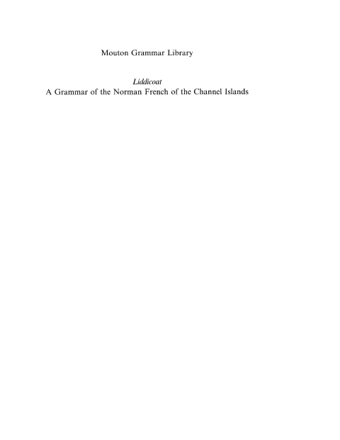 Cover image for book A Grammar of the Norman French of the Channel Islands