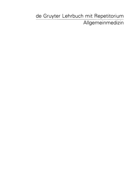 Cover image for book Allgemeinmedizin
