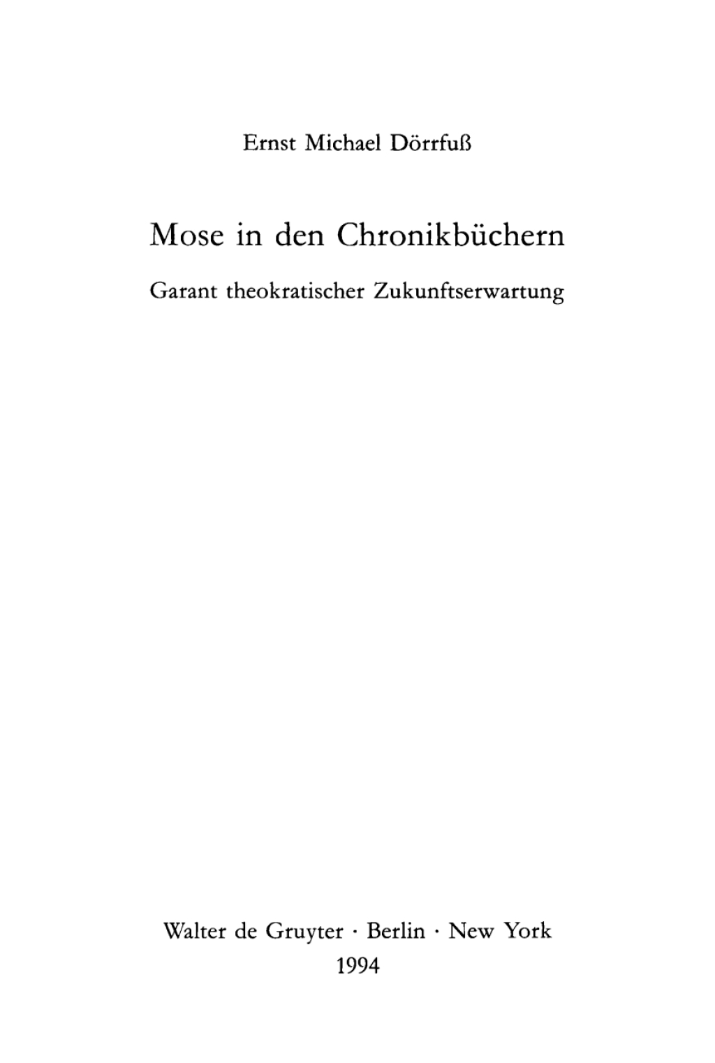 Page Fidelity Mose in den Chronikbüchern; $233.10