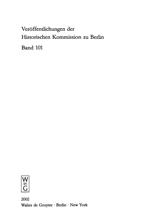 Cover image for book Ratsbürgerschaft und Residenz