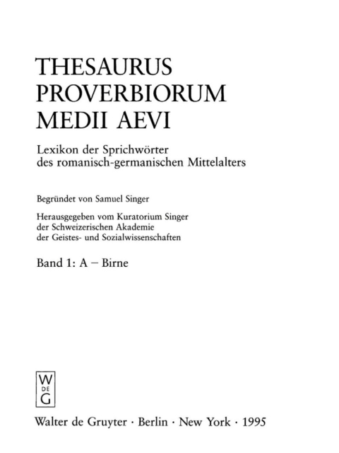 Cover image for book A-Birne