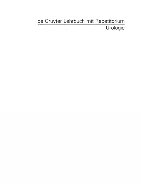 Cover image for book Urologie