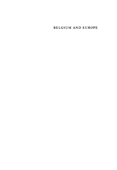 Belgium and Europe 
