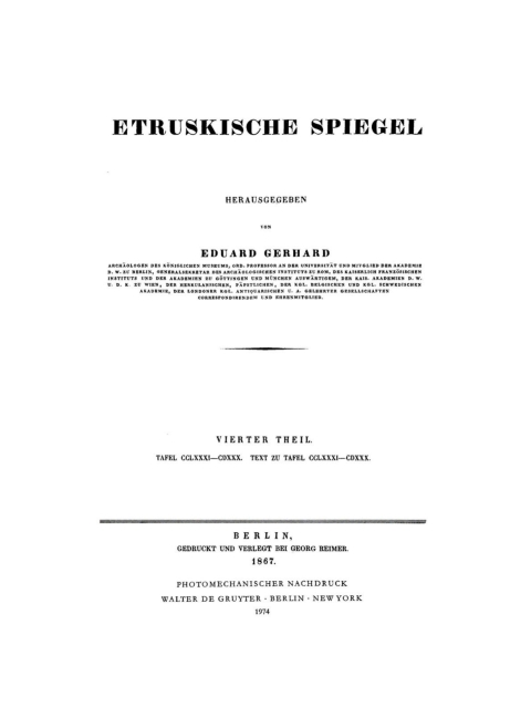 Cover image for book Tafel CCLXXXI–CDXXX. Text zu Tafel CCLXXXI–CDXXX