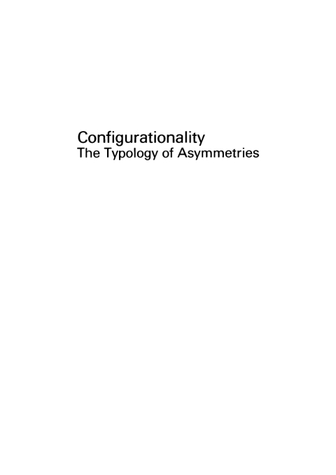 Cover image for book Configurationality