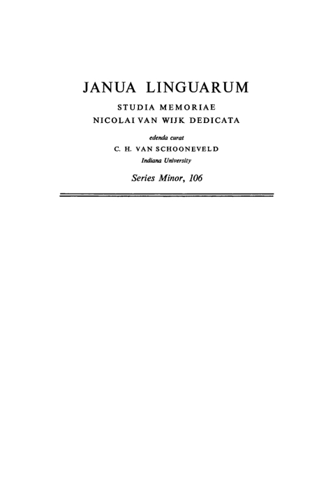 Cover image for book Problems of Typological and Genetic Linguistics Viewed in a Generative Framework