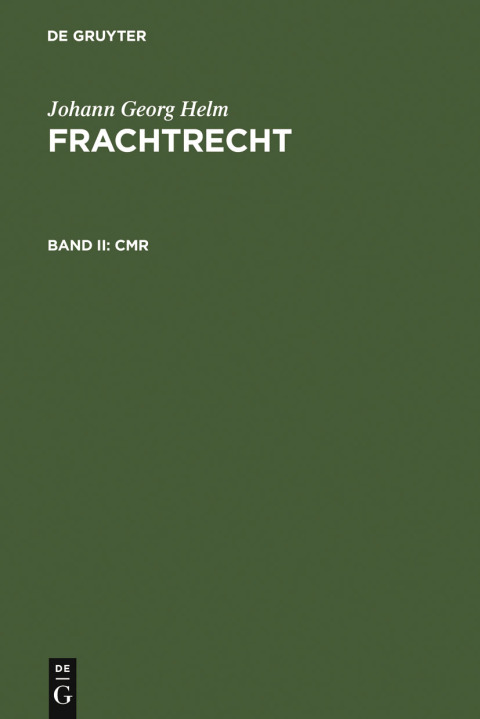 Cover image for book CMR