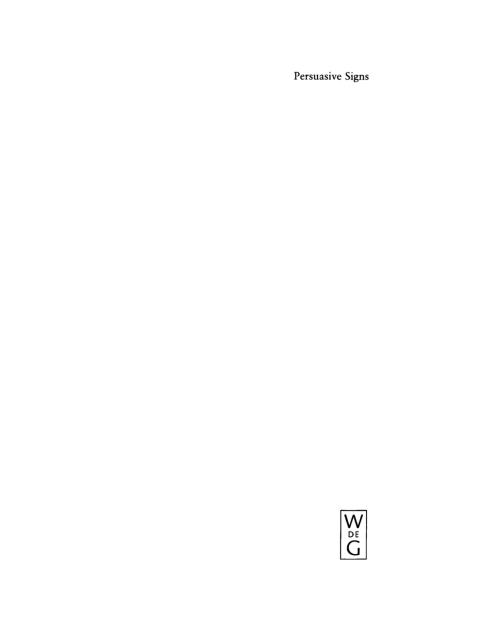 Cover image for book Persuasive Signs