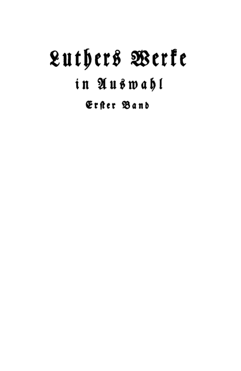 Cover image for book Schriften von 1517–1520