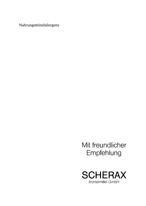 Cover image for book Nahrungsmittelallergene