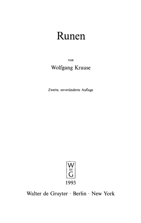 Cover image for book Runen