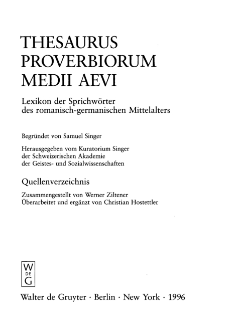 Cover image for book Quellenverzeichnis