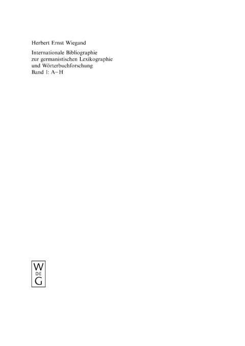 Cover image for book A-H