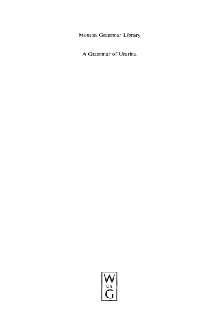 A Grammar of Urarina