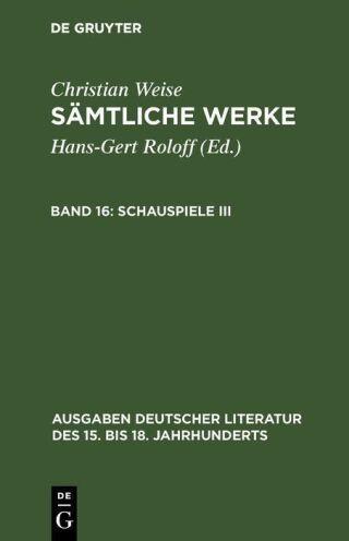 Schauspiele III