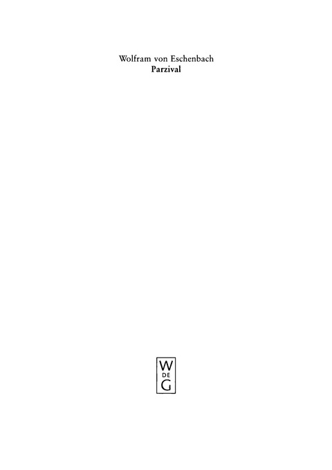 Cover image for book Parzival