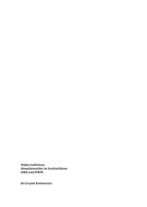 Cover image for book Menschenrechte im Strafverfahren