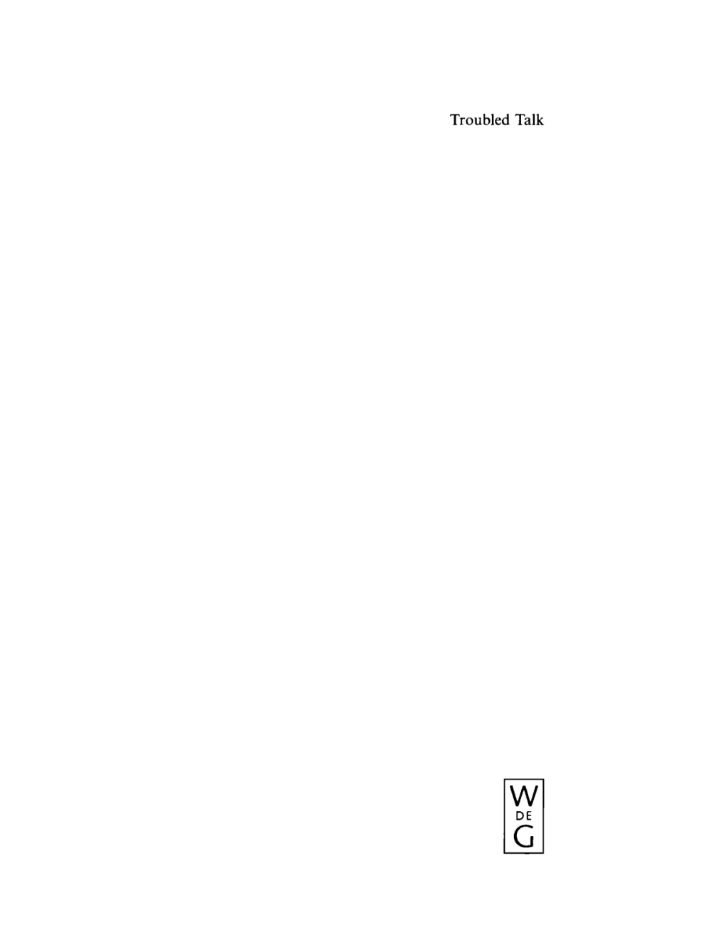 Page Fidelity Troubled Talk; $179.81