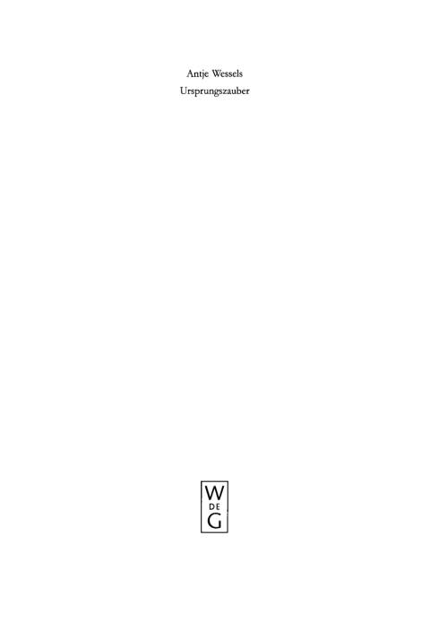 Cover image for book Ursprungszauber