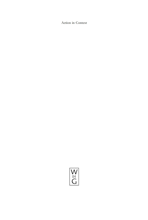 Cover image for book Action in Context