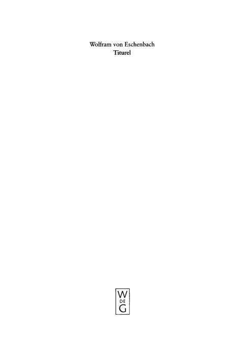 Cover image for book Titurel