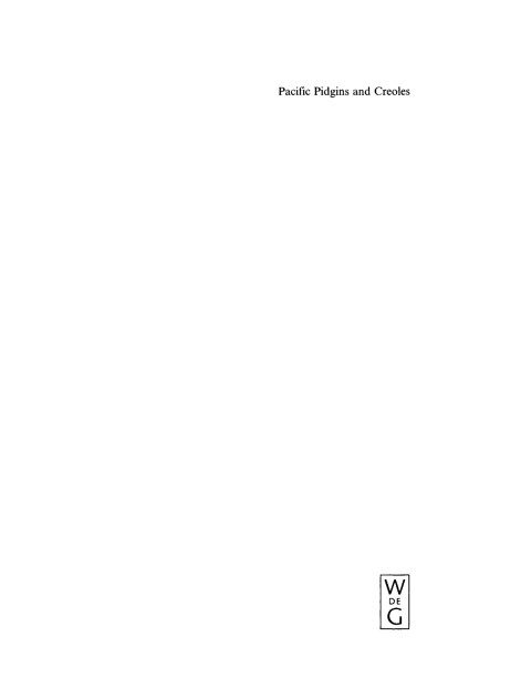Cover image for book Pacific Pidgins and Creoles