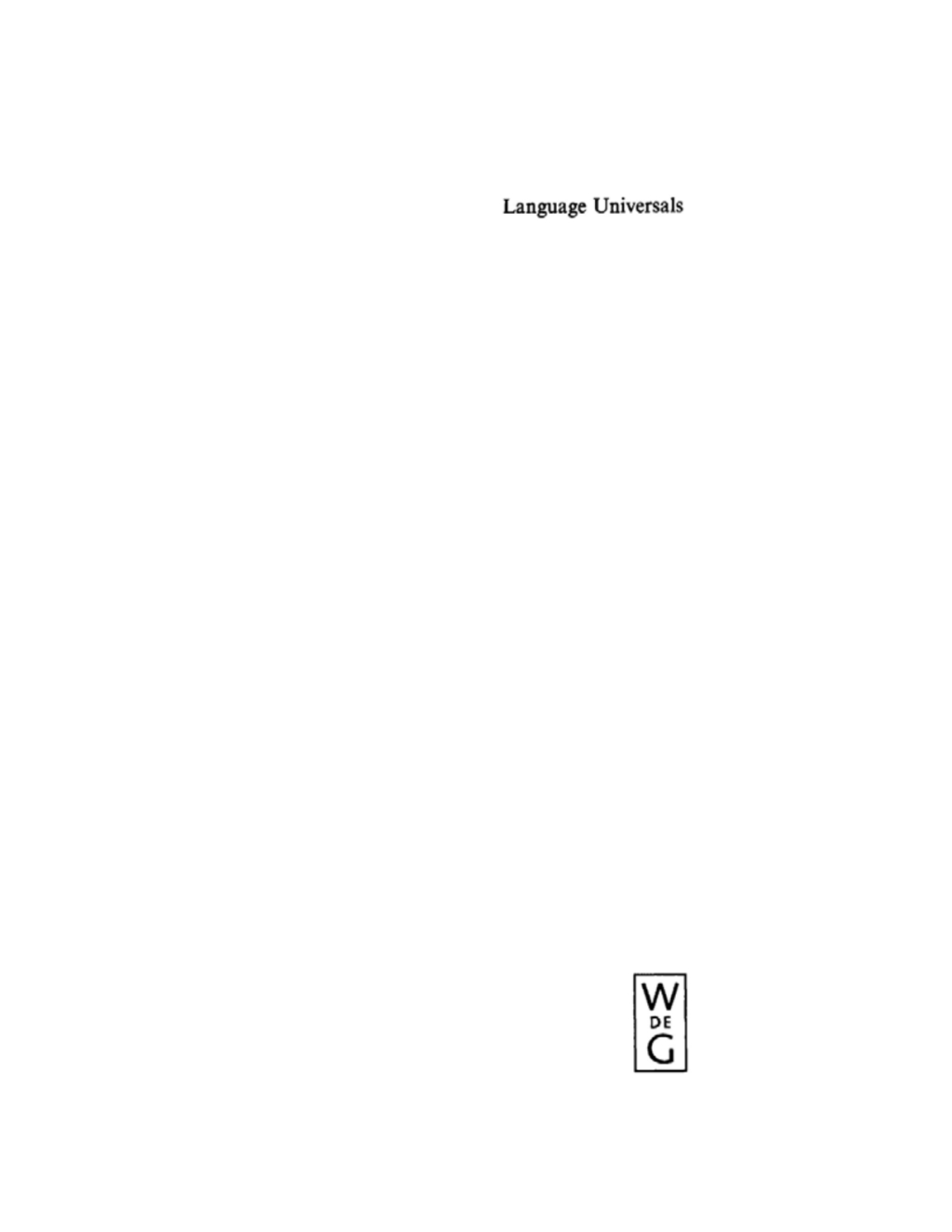 Page Fidelity Language Universals; $148.73