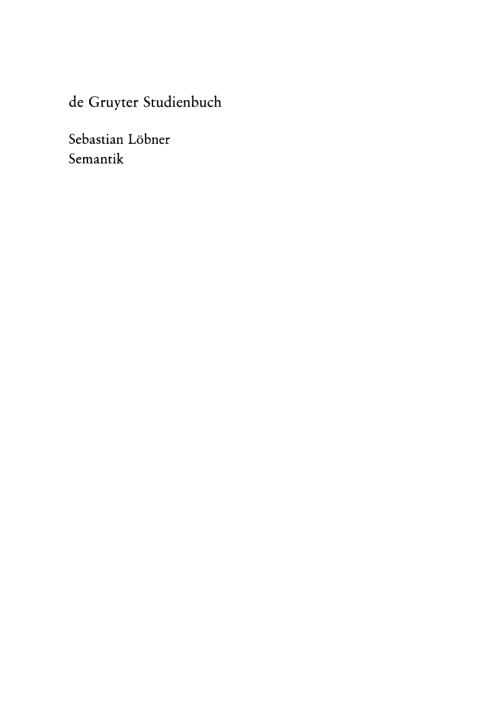 Cover image for book Semantik