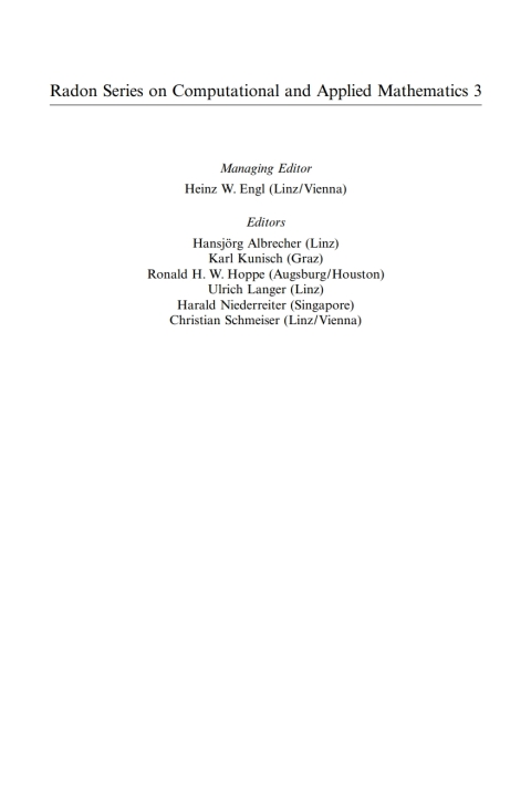 Cover image for book Gröbner Bases in Control Theory and Signal Processing