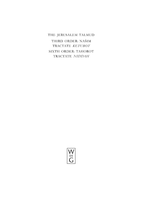Cover image for book Tractate Ketubot