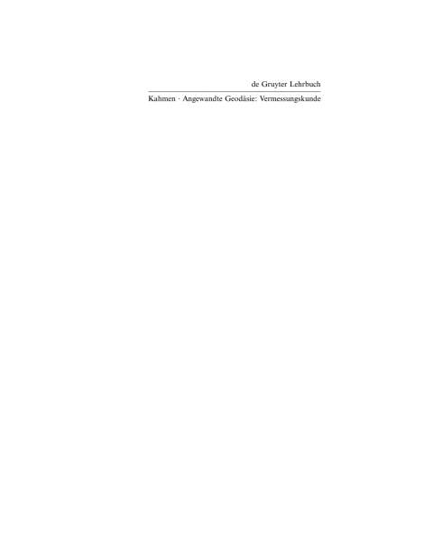 Cover image for book Angewandte Geodäsie: Vermessungskunde