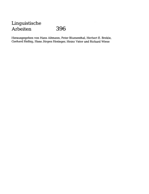 Cover image for book Studien zu seriellen Verbkonstruktionen
