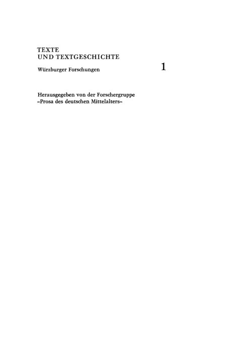 Cover image for book Untersuchungen I
