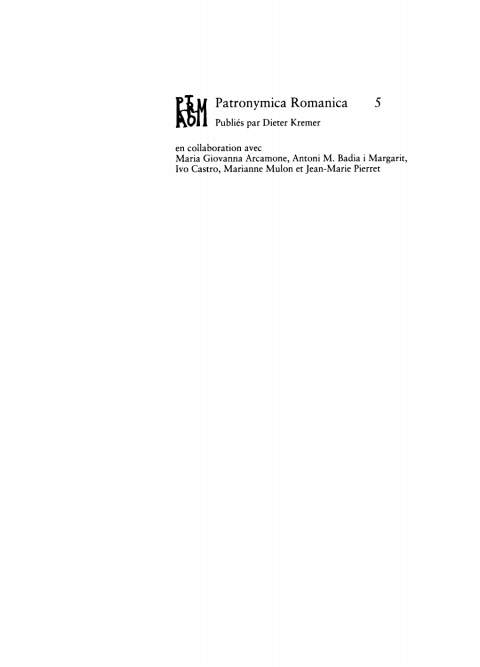 Cover image for book Dictionnaire historique des noms de famille romans (III)