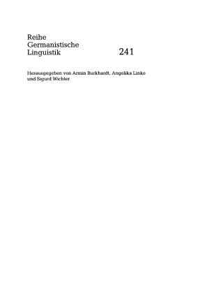 Das Parlament und seine Sprache