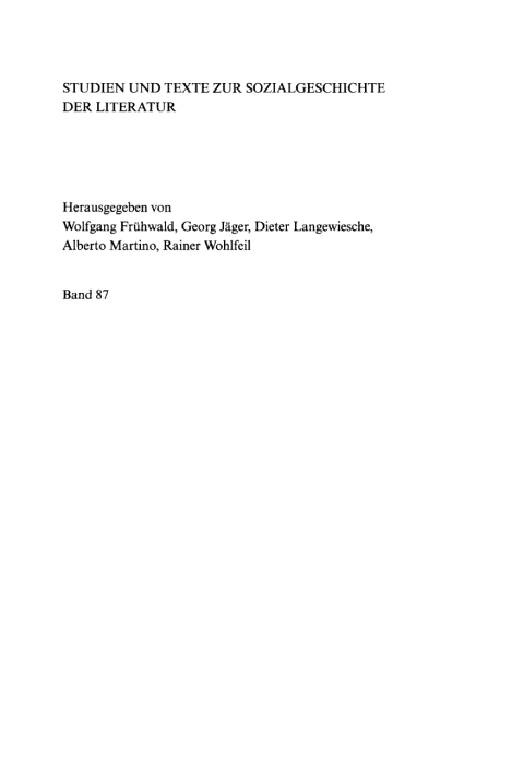 Cover image for book Perspektiven zur Sozialgeschichte der Literatur