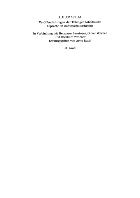 Cover image for book Wortbildung in gesprochener Sprache I