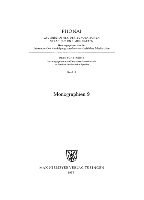 Cover image for book Siedlungspfälzisch im Kreis Waterloo, Ontario, Kanada