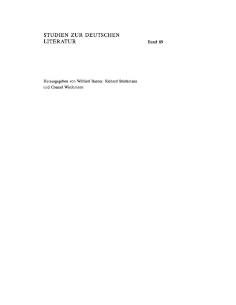 Cover image for book Literarische Trauerarbeit