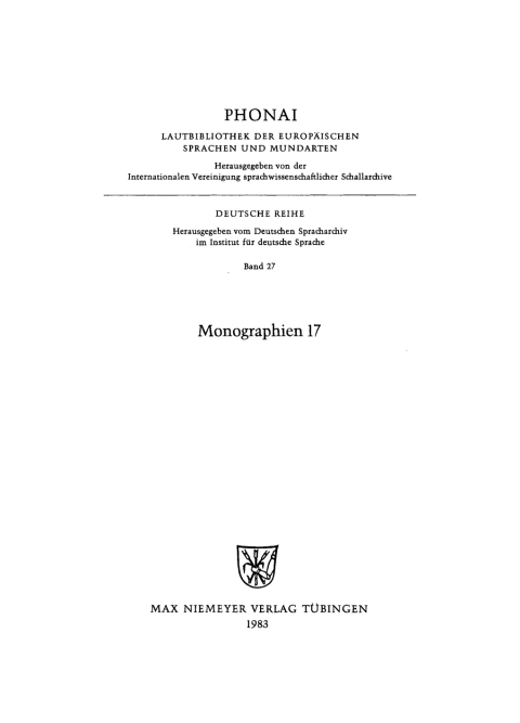 Cover image for book Segmentierung und Hervorhebung in gesprochener deutscher Standardsprache. Analyse eines Fernseh-Polylogs